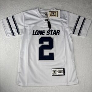 HEADGEAR ASHTON JEANTY LONG STAR HIGH SCHOOL FOOTBALL JERSEY (WHITE) #2 Small